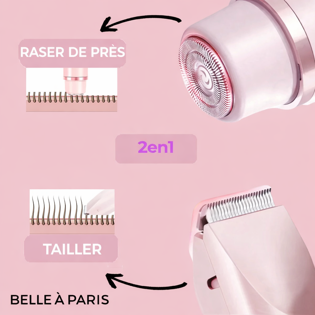 Épilisse - Rasoir corporel 2-en-1 pour femmes
