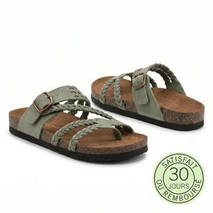 Marelia - Sandales en cuir à confort orthopédique femme