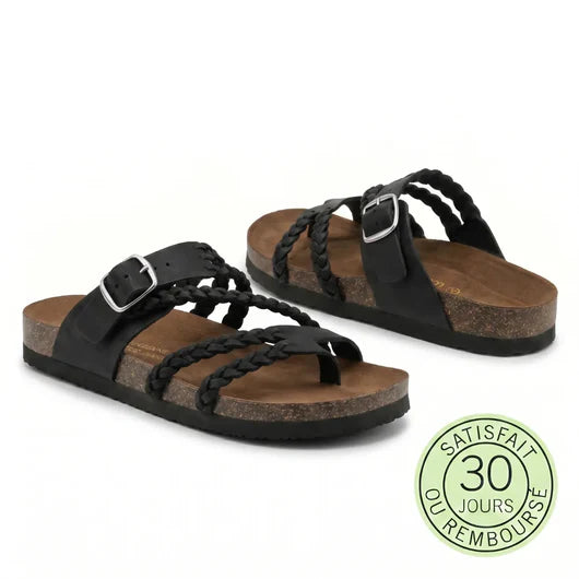 Marelia - Sandales en cuir à confort orthopédique femme