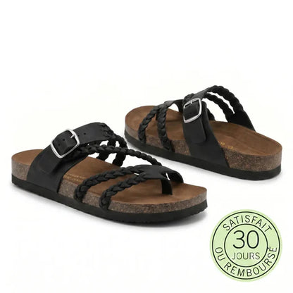 Marelia - Sandales en cuir à confort orthopédique femme