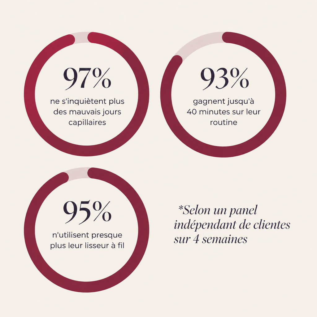 Résultats 97 %, 93 %, 95 %