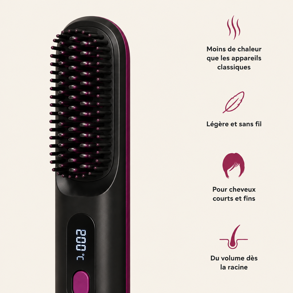 Légère, sans fil, pour cheveux courts