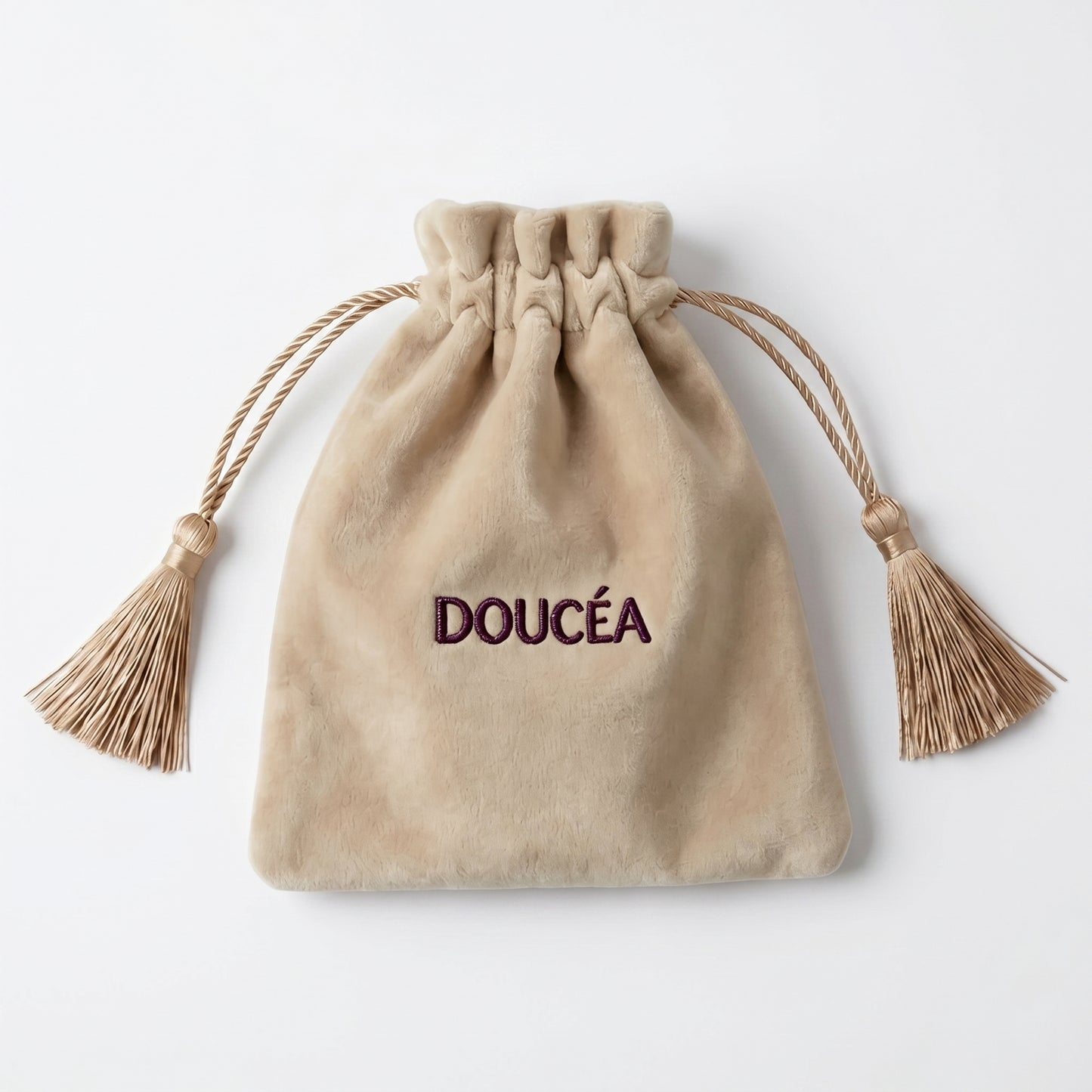 Pochette de rangement en velours